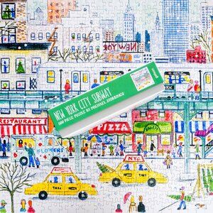 🚕 "New York City Subway" Galison 500 Piece Puzzle, Artwork by Michael Storrings